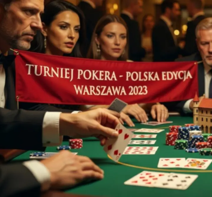 Tematyczny wieczór pokerowy z profesjonalnym stołem i krupierem